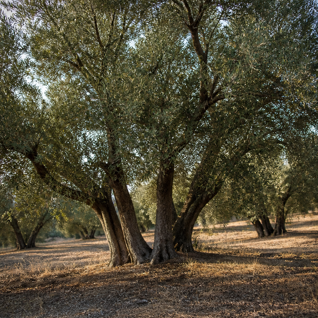 Olivos con varios troncos · Aceite de oliva virgen extra de Iznájar (DOP Priego de Córdoba)
