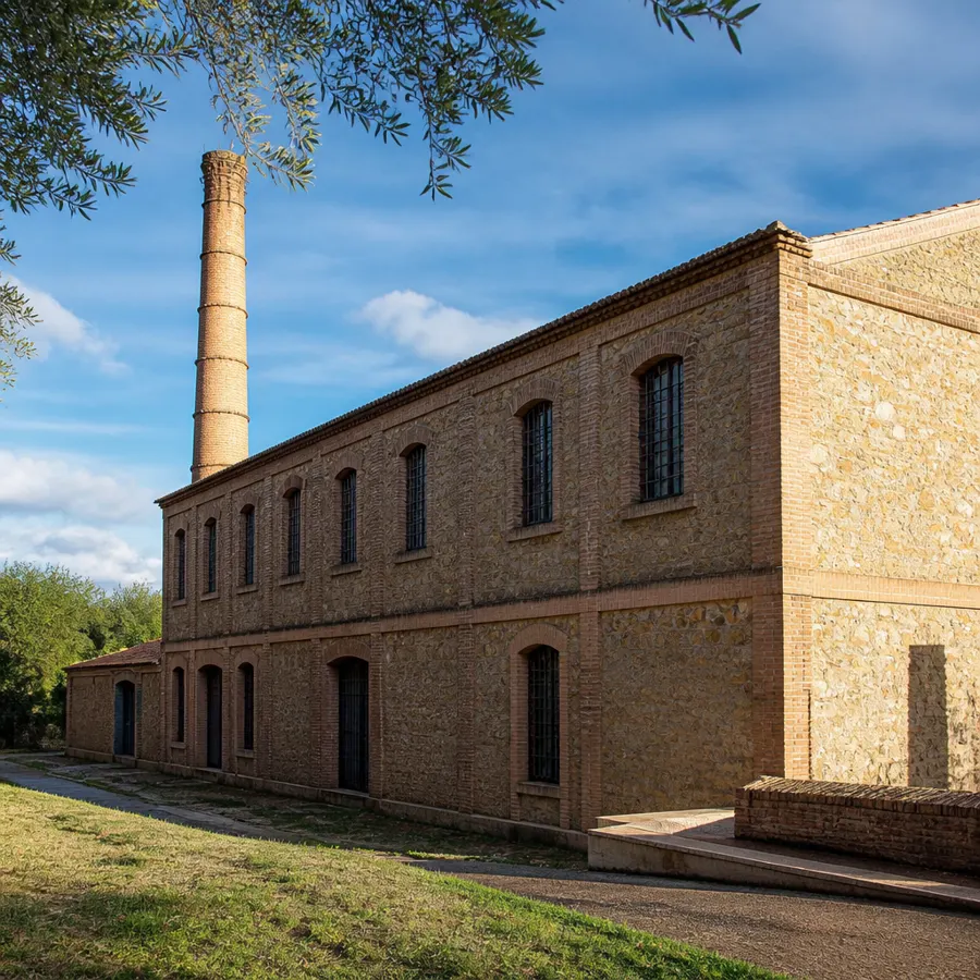 Recreación ilustrativa: Centro del Olivar de Sierra (Antigua Fábrica de los Maynez) en Adamuz: audioguía y visita