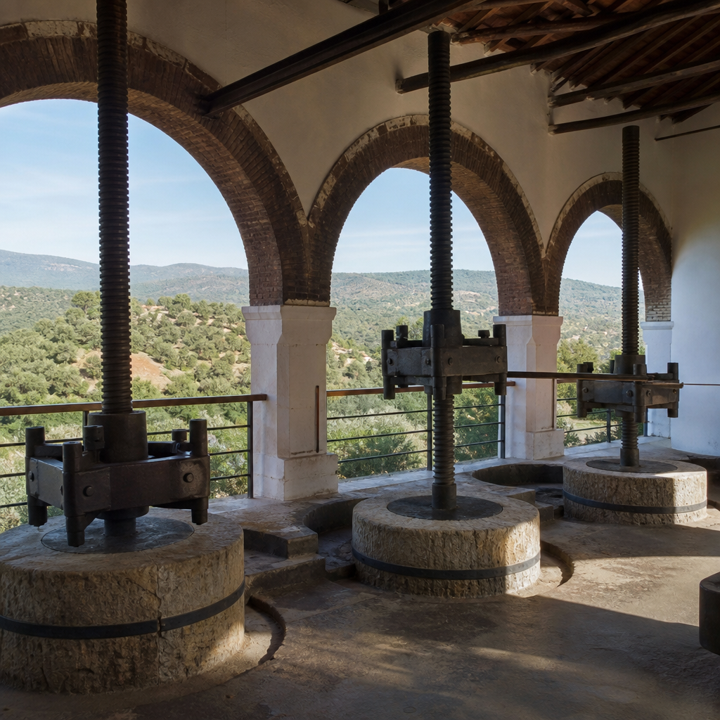 Prensas con vistas · Centro del Olivar de Sierra (Antigua Fábrica de los Maynez)