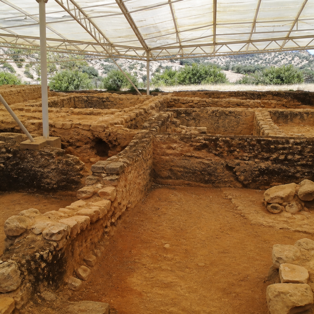 Casas íberas excavadas del Poblado Íbero del Cerro de la Cruz, Almedinilla
