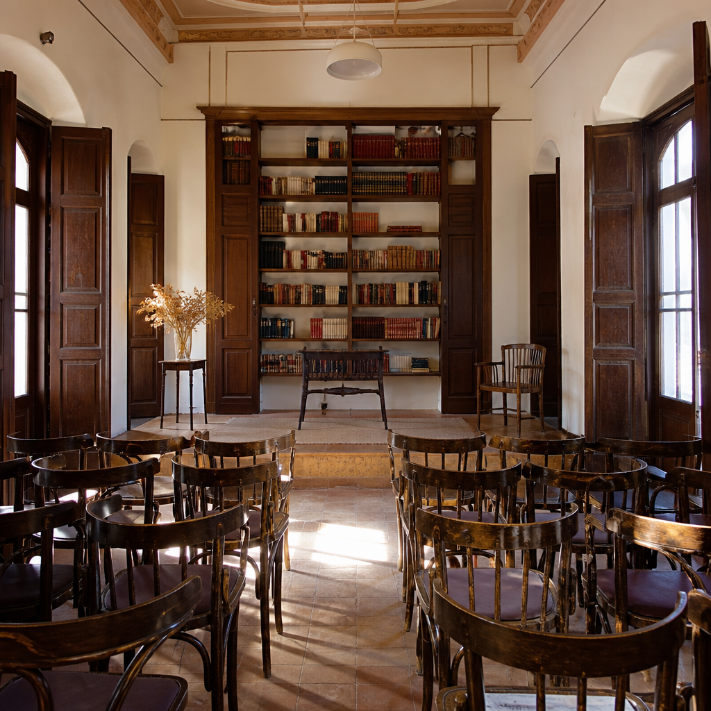 Salón cultural y biblioteca de la Casa Señorial de los Natera, Almodóvar del Río