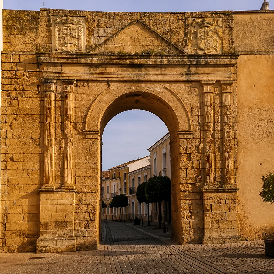 Recreación ilustrativa: Arco de los Gigantes