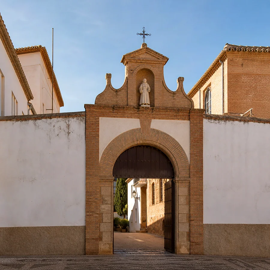 Recreación ilustrativa: Iglesia de Capuchinos