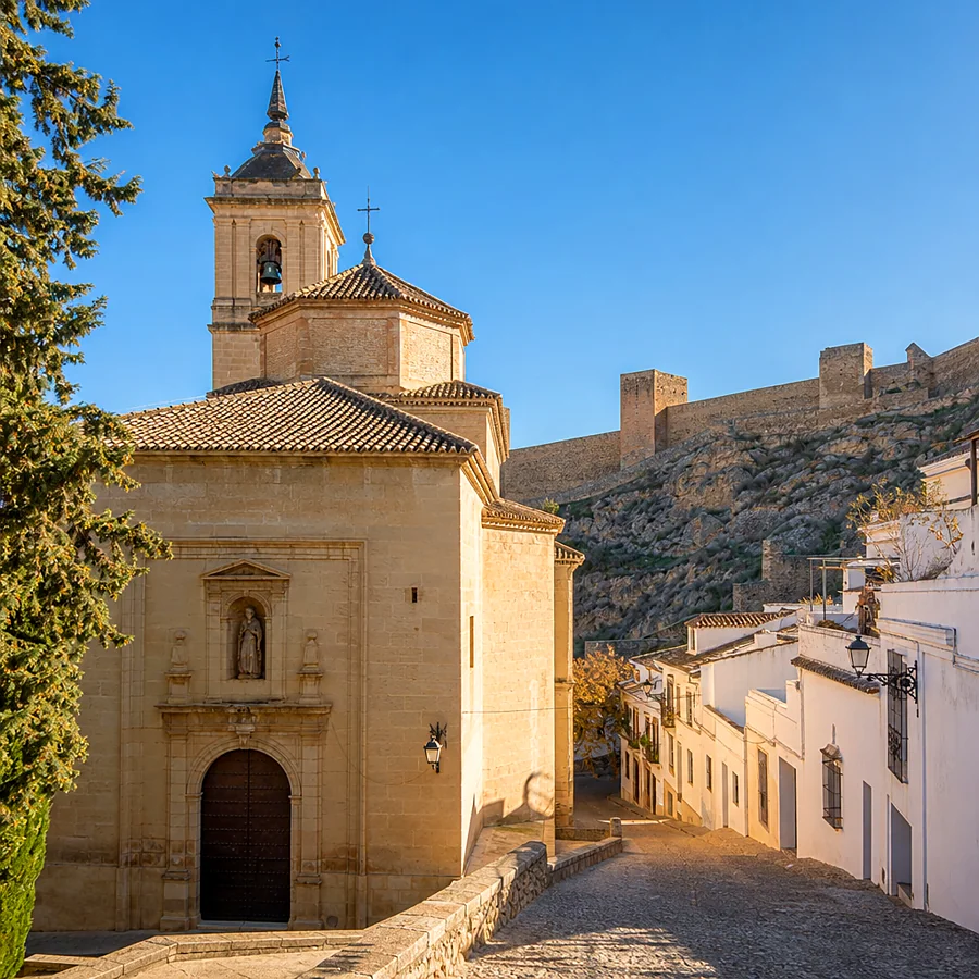 Recreación ilustrativa: Iglesia Parroquial de San Juan Bautista