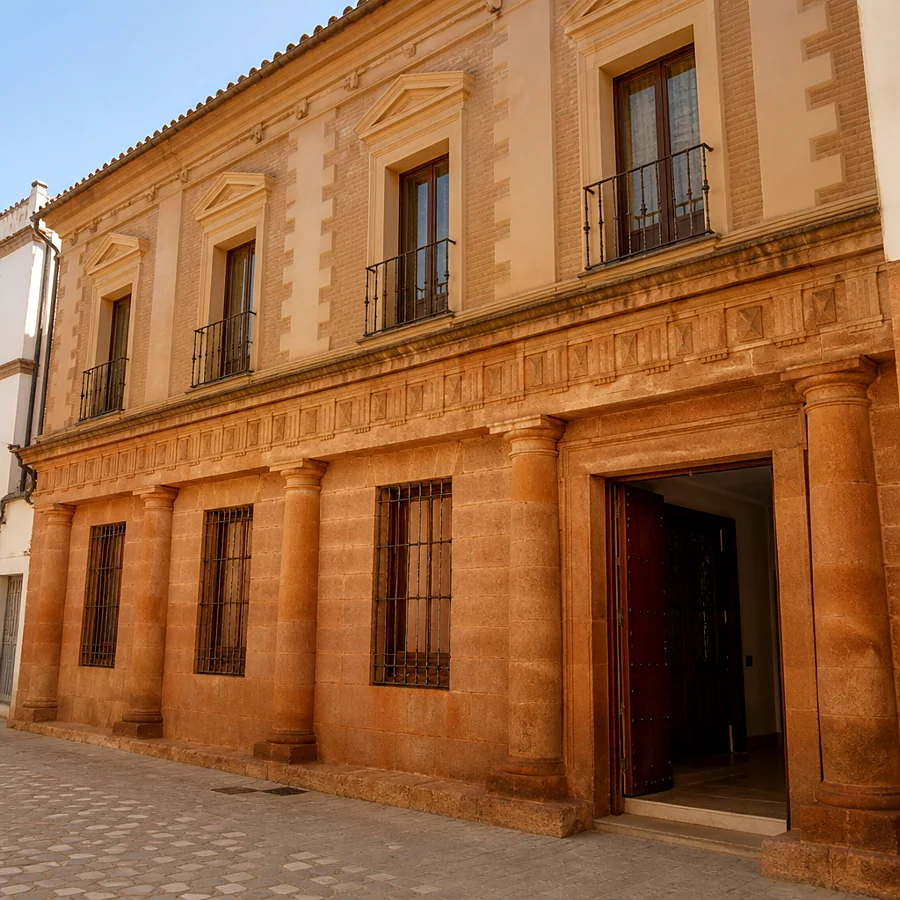 Recreación ilustrativa: Museo de Arte de la Diputación (MAD Antequera), Casa Museo de los Colarte
