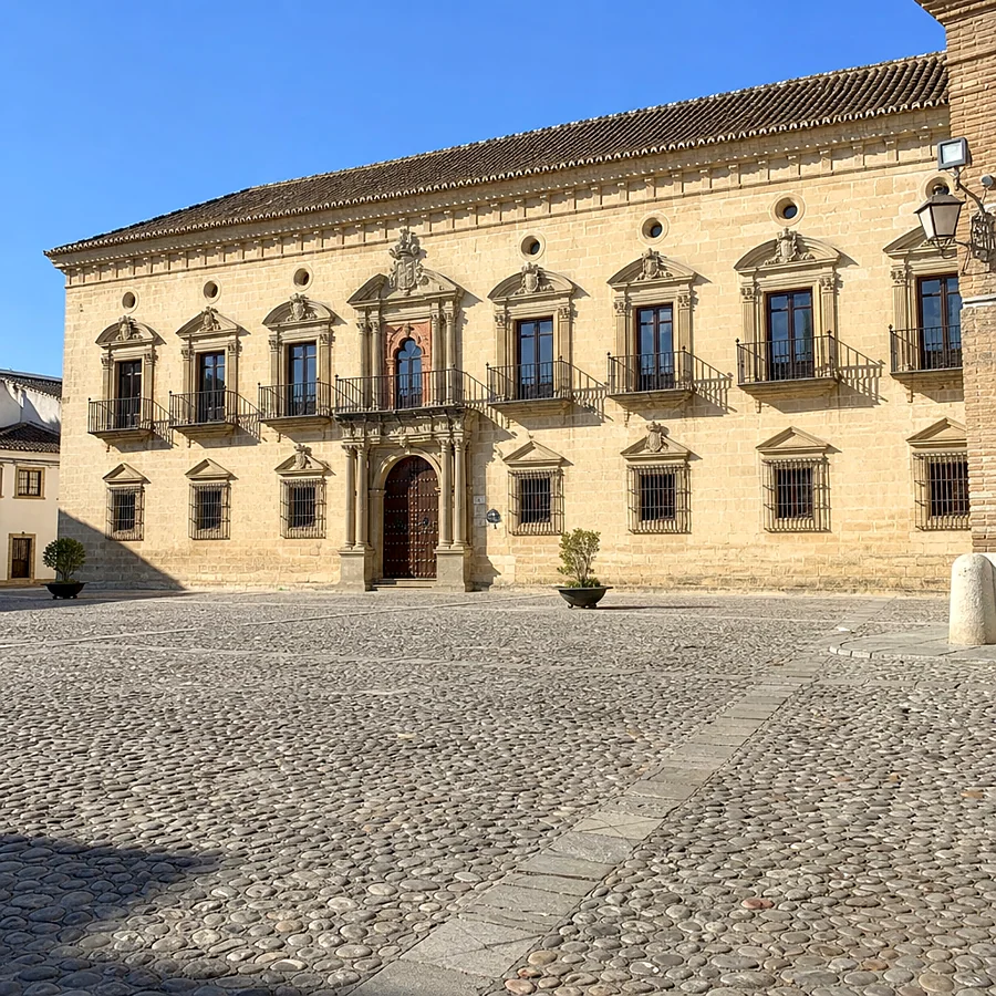 Recreación ilustrativa: Palacio de los Marqueses de la Peña de los Enamorados