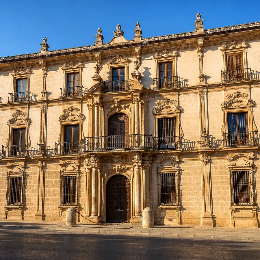 Recreación ilustrativa: Palacio del Marqués de Villadarias