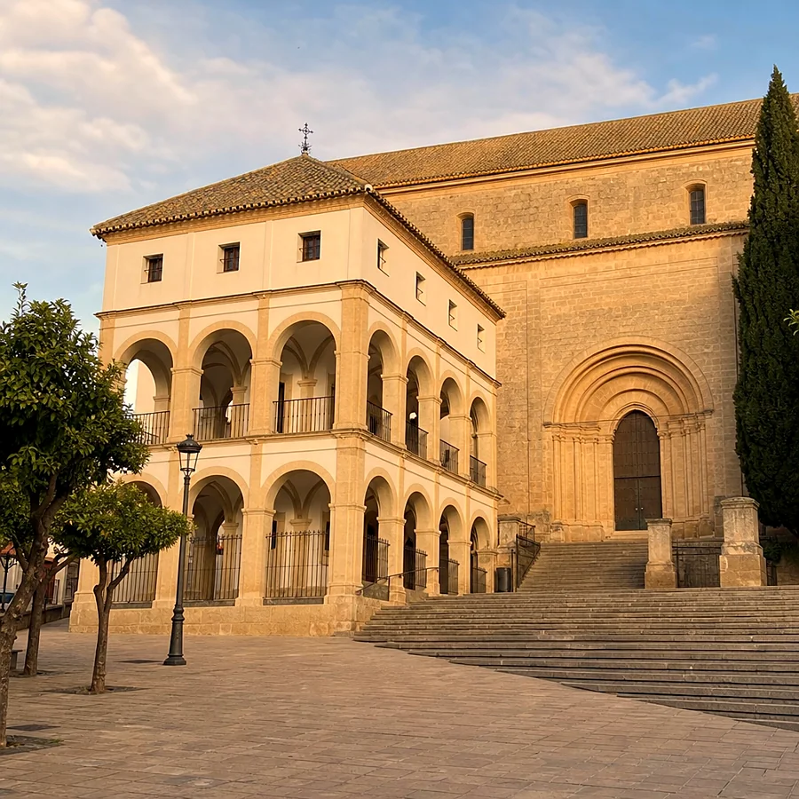 Recreación ilustrativa: Iglesia de Santa María de Jesús