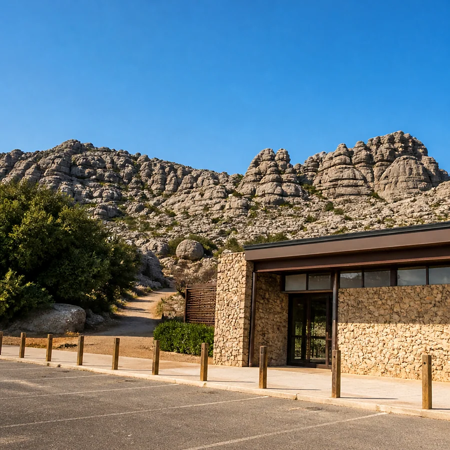 Recreación ilustrativa: Paraje Natural Torcal de Antequera