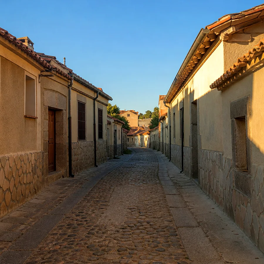 Recreación ilustrativa: Calle Jesús del Gran Poder en el barrio de las Vacas de Ávila