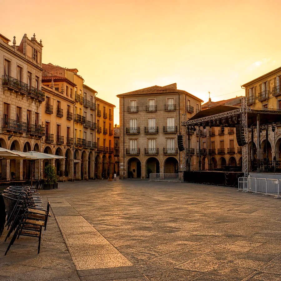 Recreación ilustrativa: Fiestas de Santa Teresa de Ávila