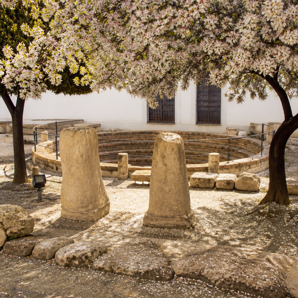 Piernas de piedra y un coliseo bajo los almendros · Museo Histórico y Arqueológico Municipal (Casa de la Tercia)