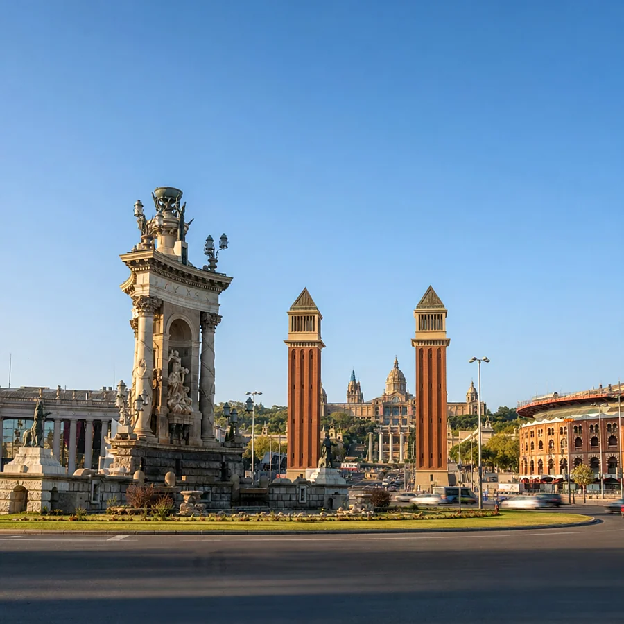 Recreación ilustrativa: Parc de Montjuïc