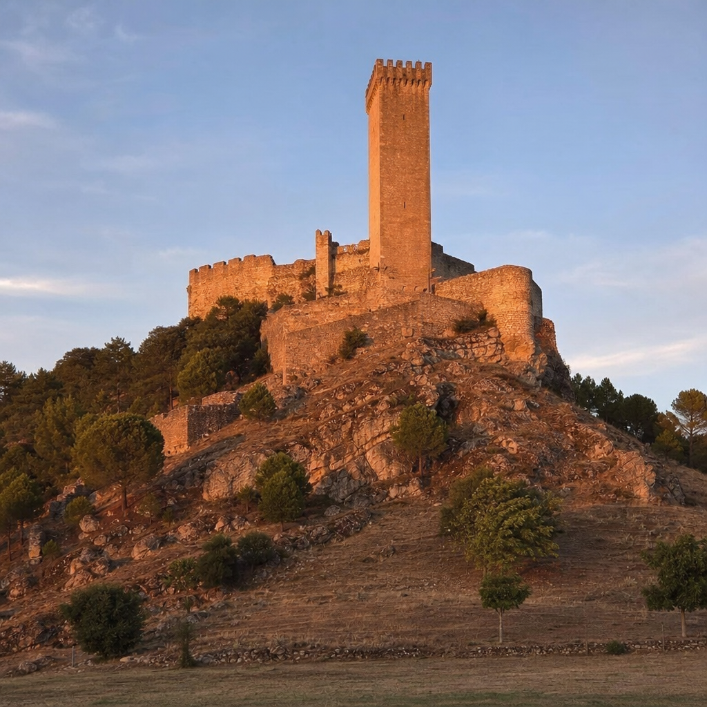 Castillo de los Sotomayor y Zúñiga: la torre que se ve desde lejos
