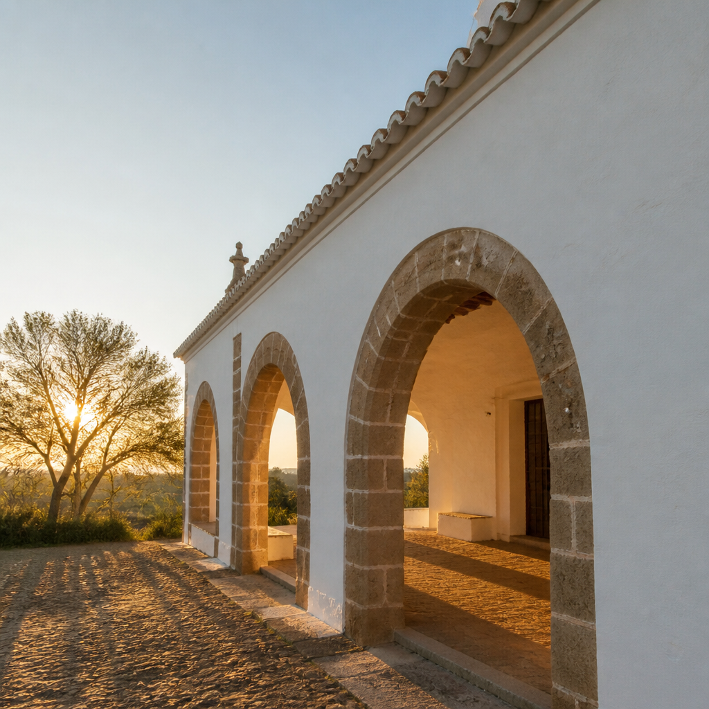 Pórtico y arcos de la Ermita de San Antón de Belalcázar