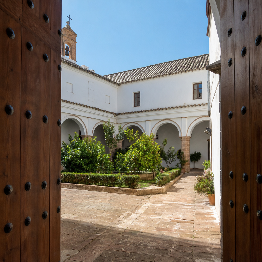 Veinticuatro religiosos y una joven que quería quedarse · Monasterio de Santa Clara de la Columna