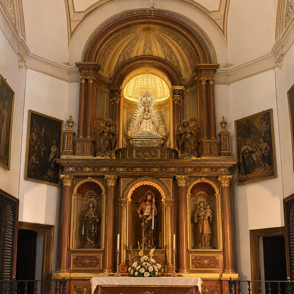 Un retablo con muchos vecinos · Ermita de San Sebastián