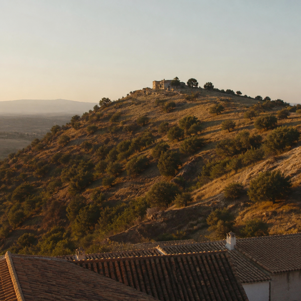 Mirador de la Grieta de Benamejí, cerca de la portada del antiguo convento de Carmelitas Descalzos