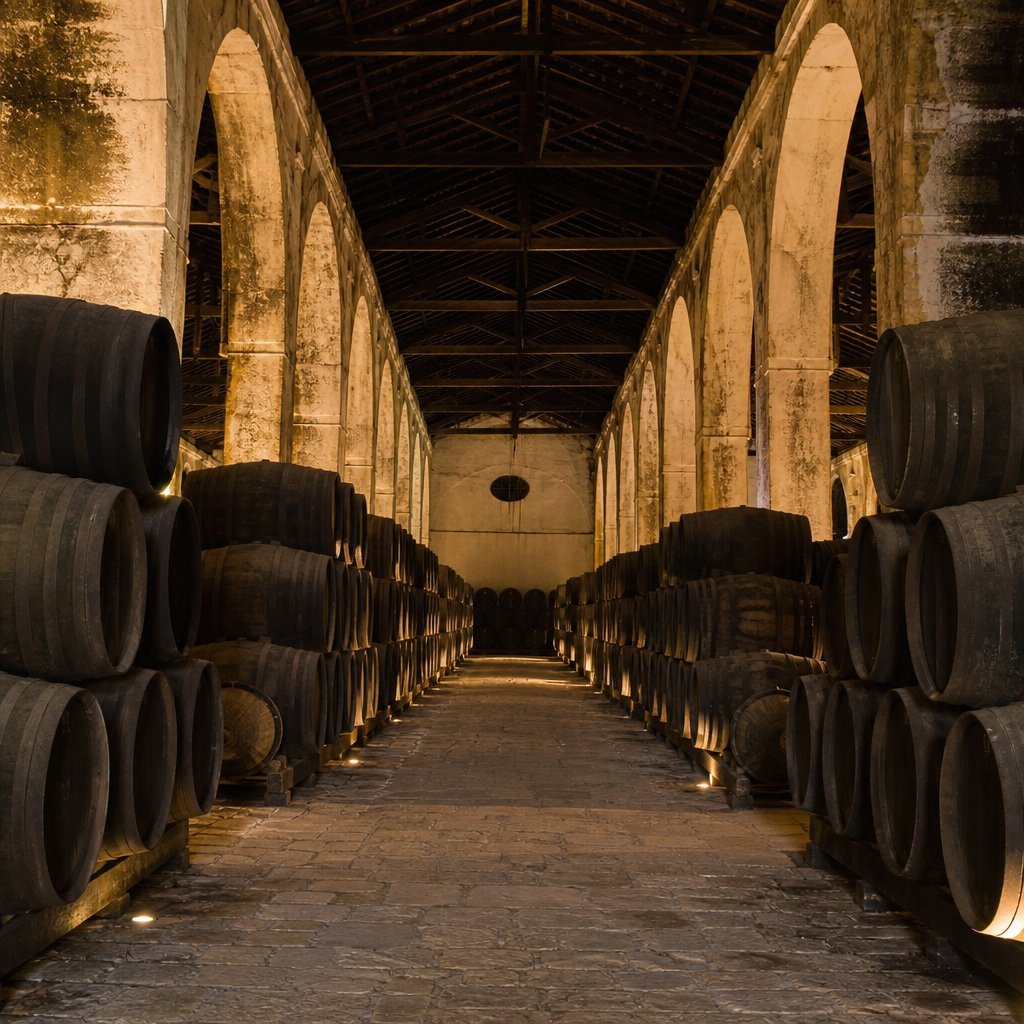 Botas de crianza en La Monumental de Bodegas Alvear