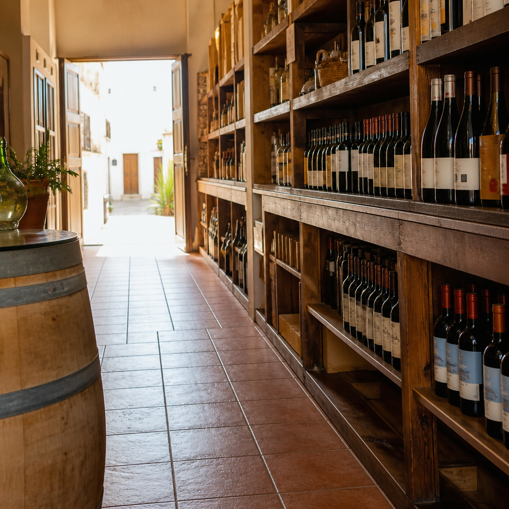 Tienda de Bodegas Alvear en Montilla con vinos