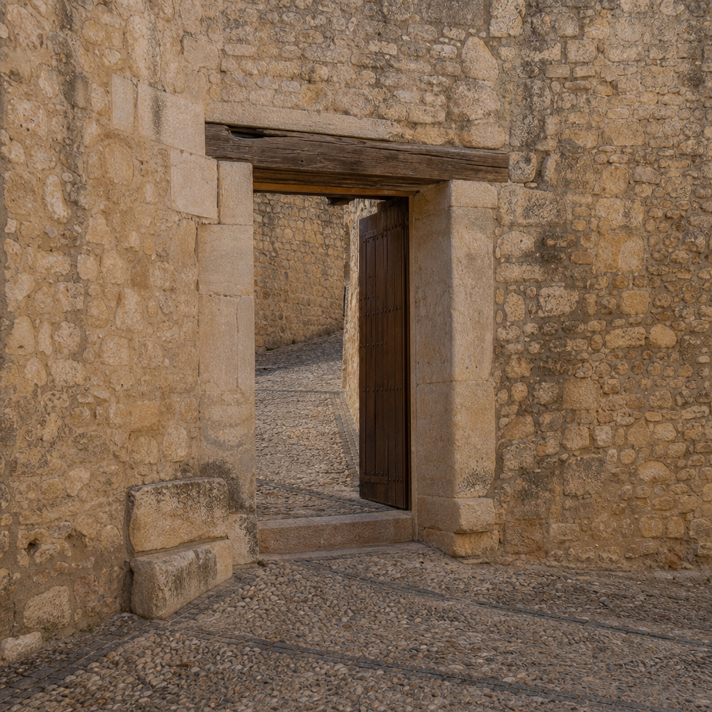 La puerta que te hace girar · Castillo Alcazaba de Bujalance