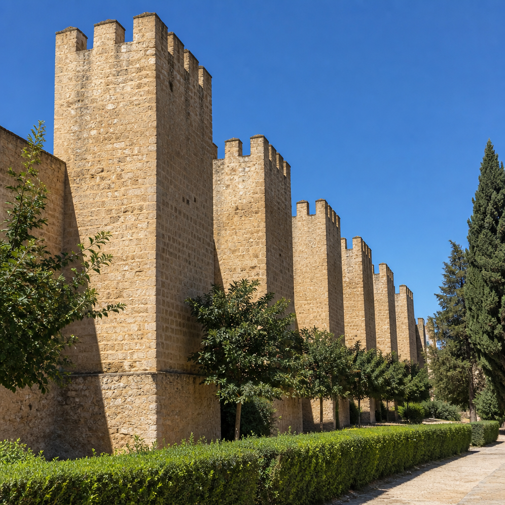 Siete torres y un jardín · Castillo Alcazaba de Bujalance