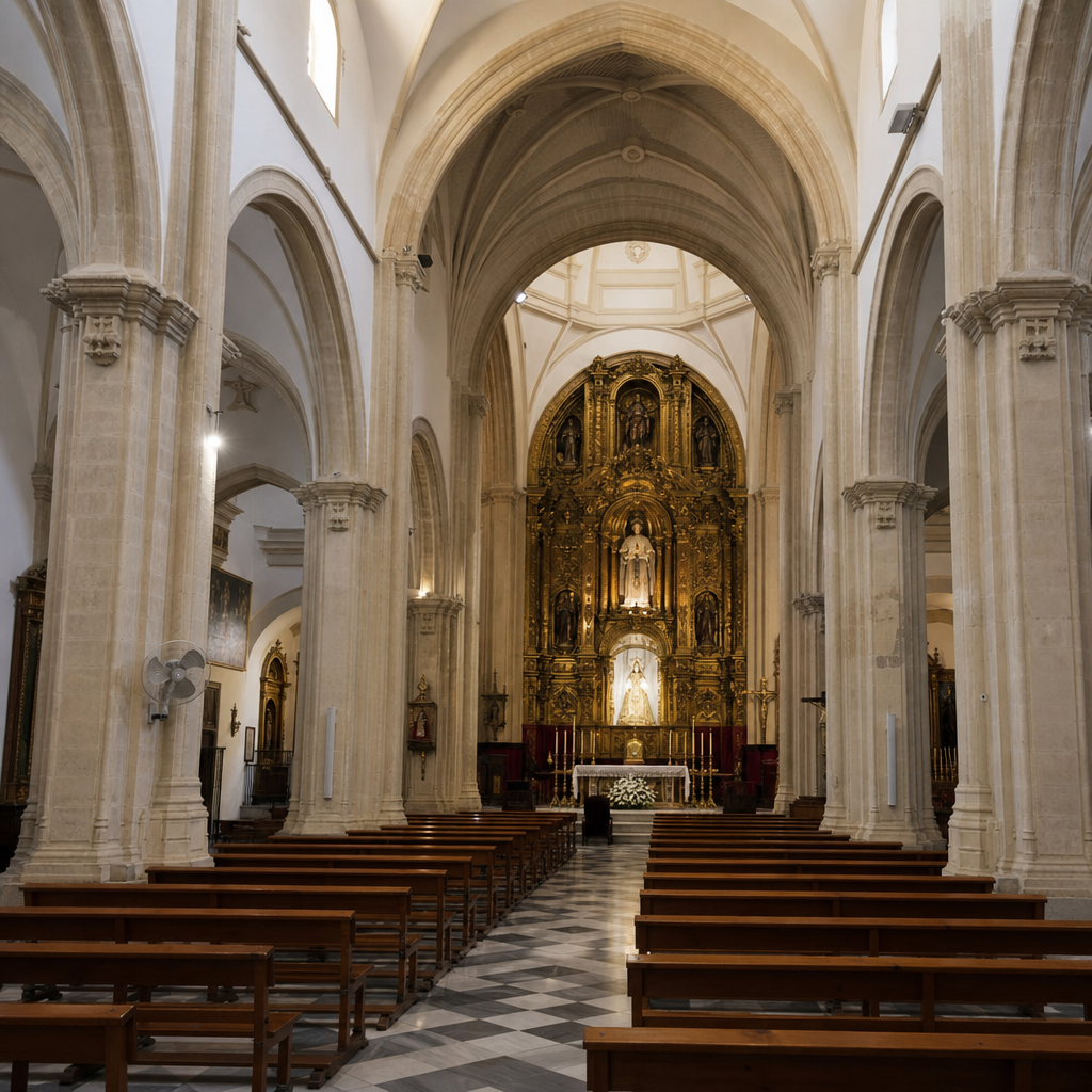 Tres naves y un retablo · Iglesia Parroquial de Nuestra Señora de la Asunción