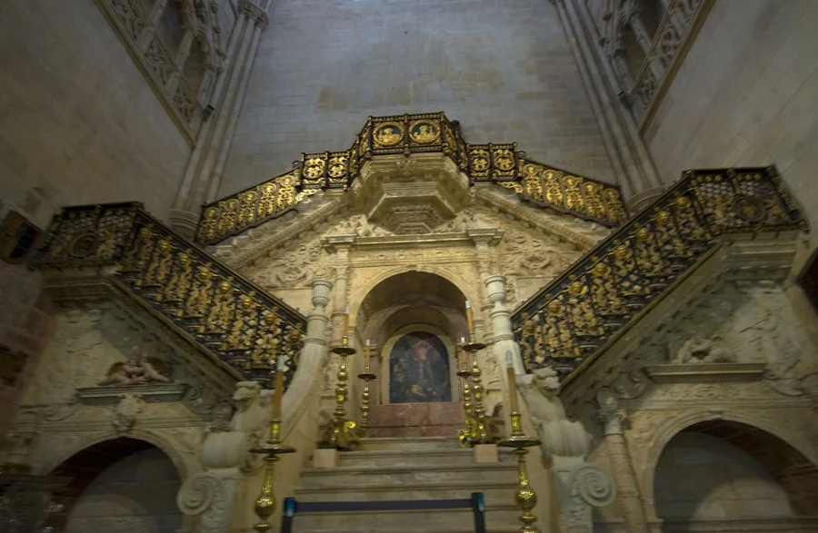 Plaza de Santa María de Burgos ante la Catedral, punto de la Semana Santa de Burgos