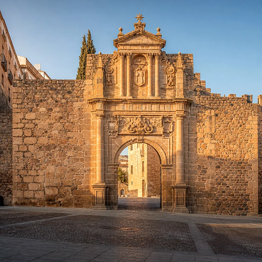 Recreación ilustrativa: Cáceres monumental con entradas y degustación