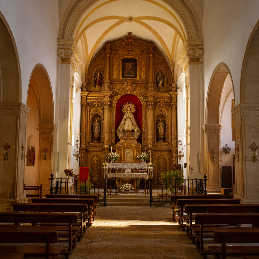 Presbiterio de la Iglesia de Nuestra Señora de la Asunción, qué ver en Cañete de las Torres