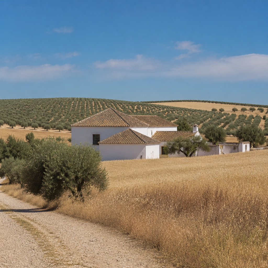 Cortijo del Alamillo, en el Sitio Arqueológico de Cañete de las Torres