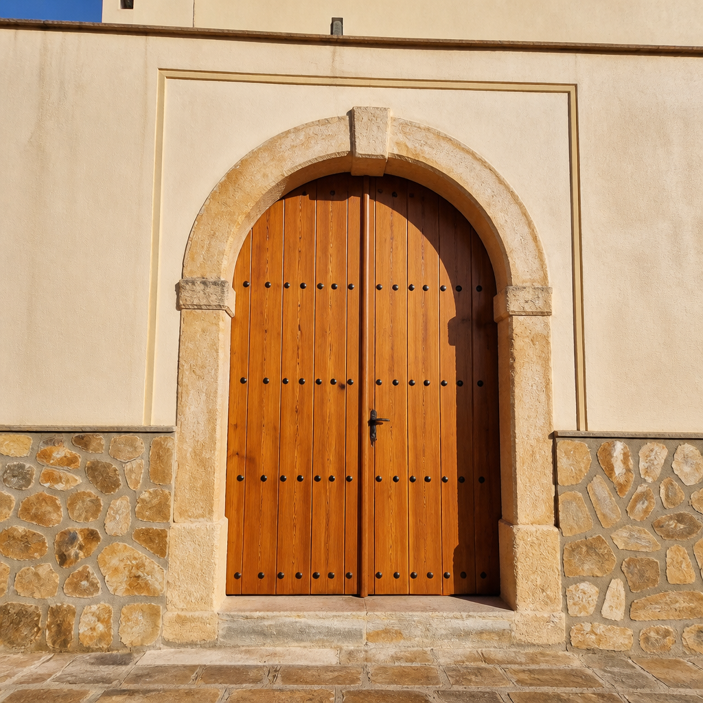 Puerta nueva de la Iglesia de San José (Azuel) en Cardeña, bendecida en 2026