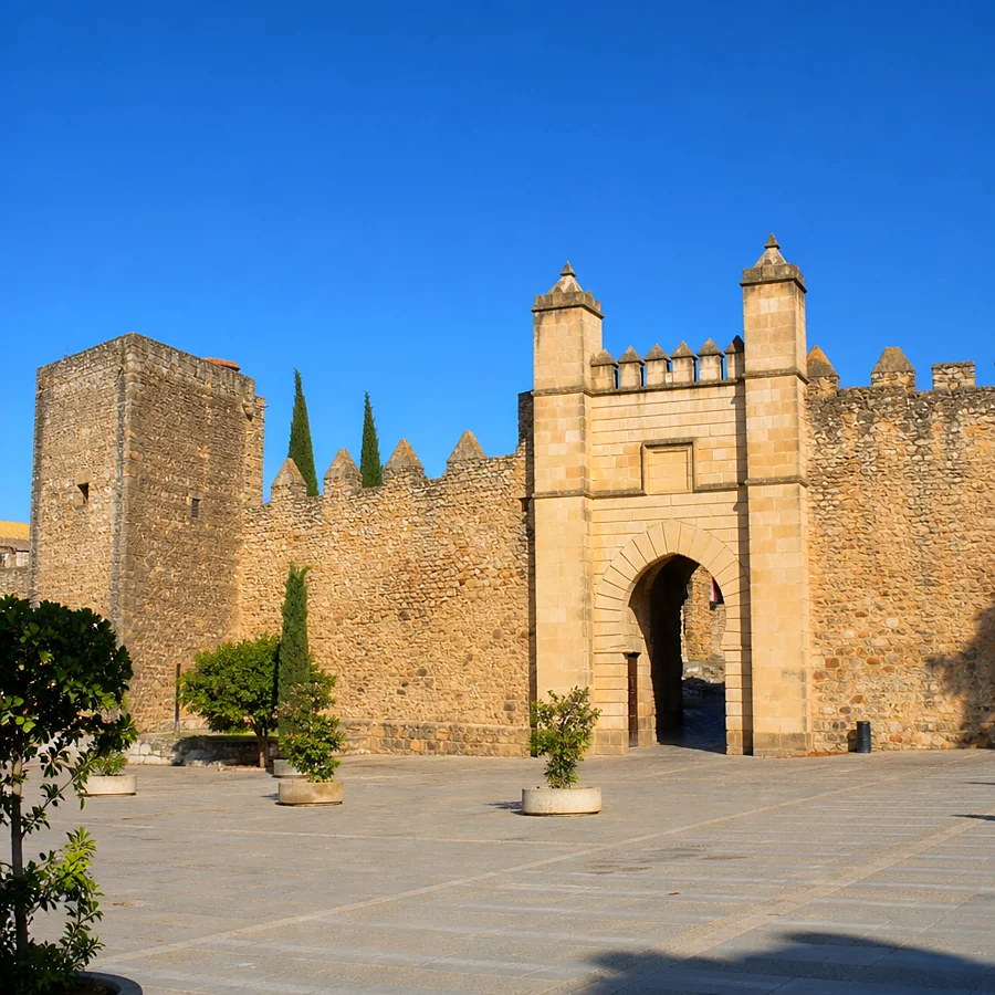 Recreación ilustrativa: Alcázar de la Puerta de Sevilla