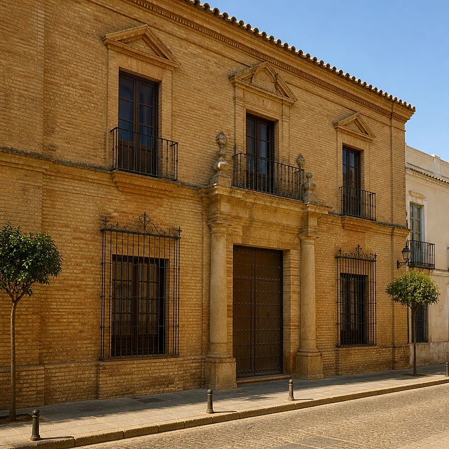 Recreación ilustrativa: Casa Palacio de los Aguilar