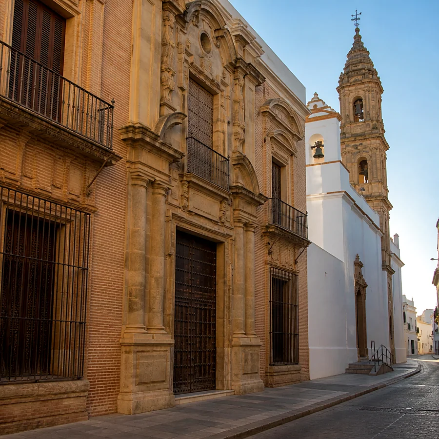 Recreación ilustrativa: Casa Palacio de los Rueda