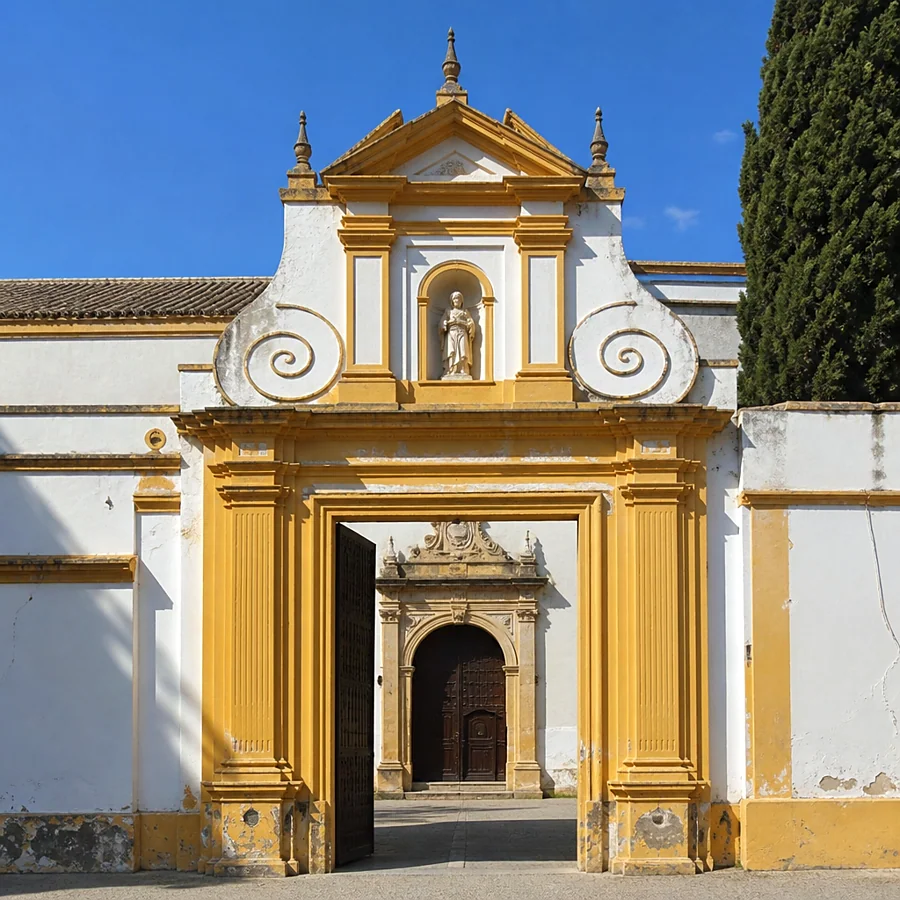 Recreación ilustrativa: Convento de Santa Clara
