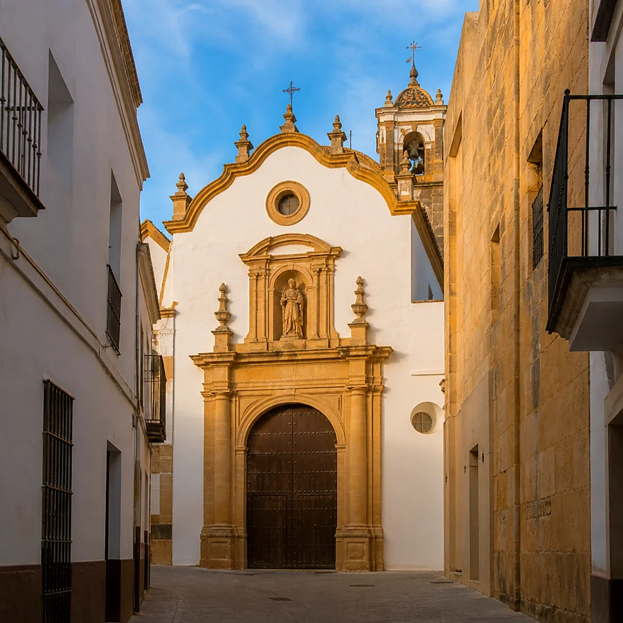 Recreación ilustrativa: Iglesia de Santa Ana