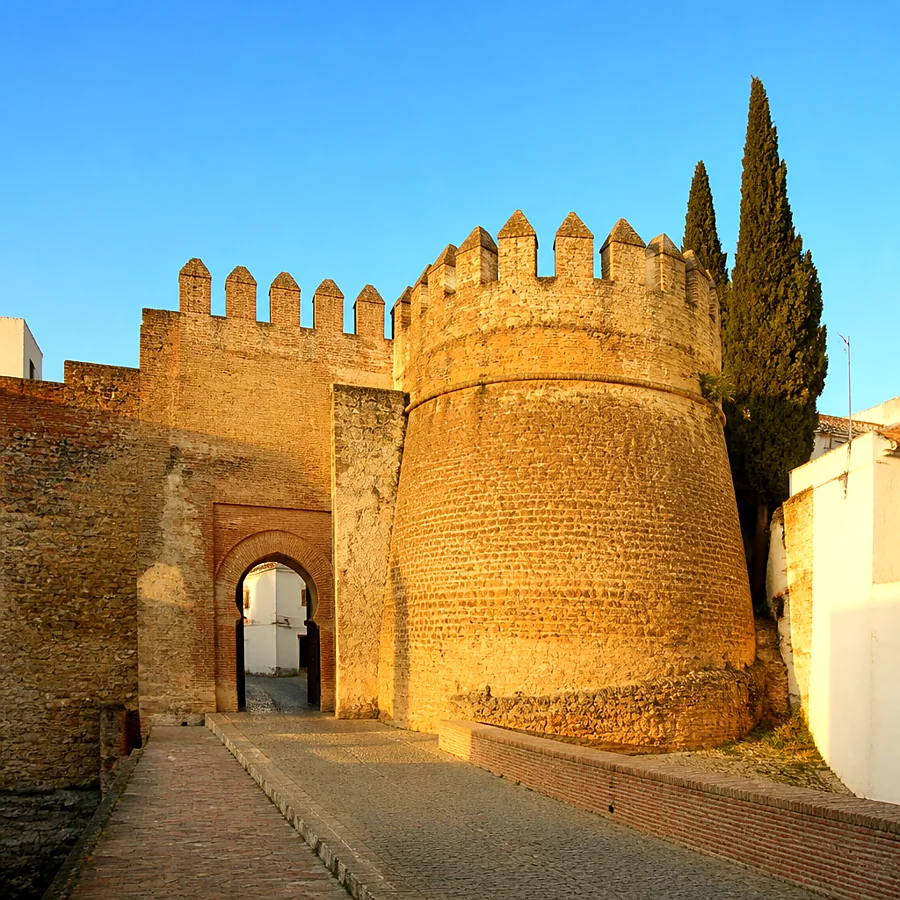 Recreación ilustrativa: Murallas de Carmona