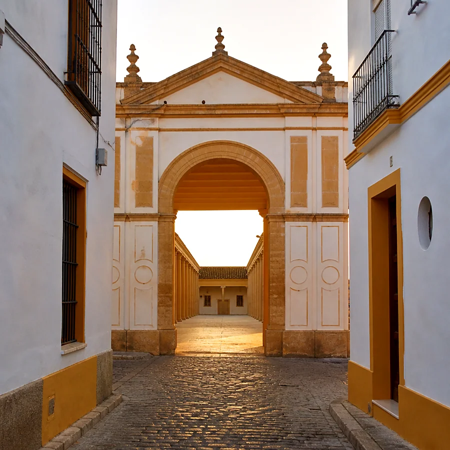 Recreación ilustrativa: Plaza de Abastos de Carmona