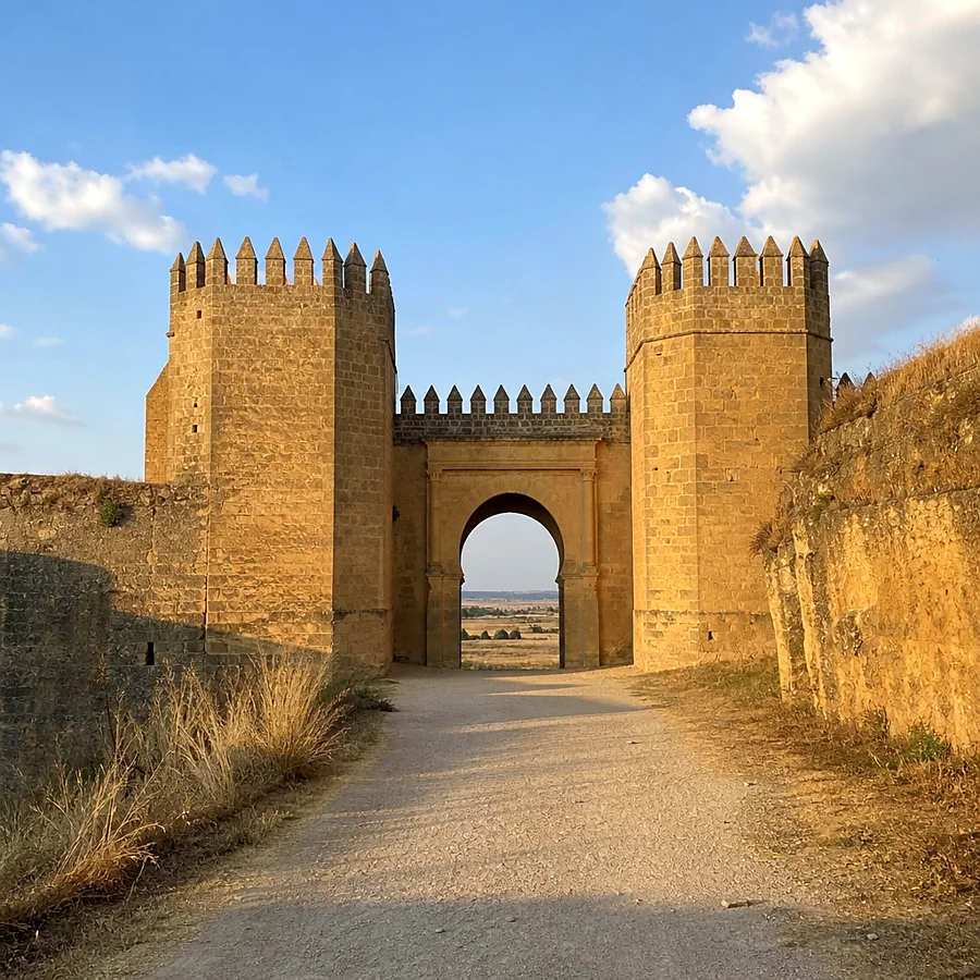 Recreación ilustrativa: Puerta de Córdoba
