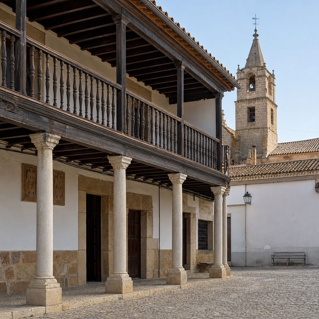 Antigua Cárcel de Torremilano y Soportales de la Plaza de la Villa, Dos Torres