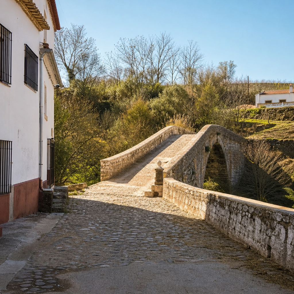 Puente de San Juan de Dos Torres: audioguía del puente del arroyo Milano