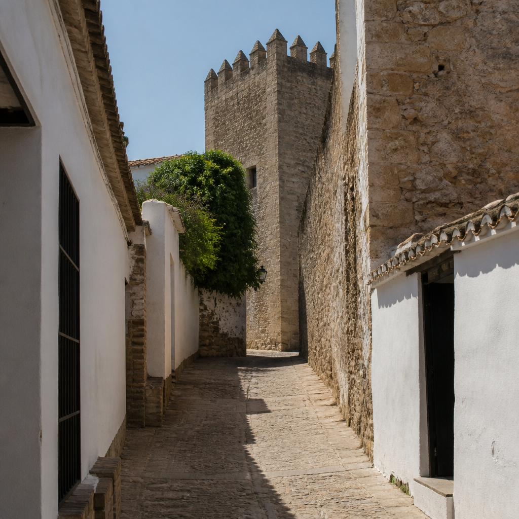 Callejón de Graneros junto a la Torre de Garci Méndez, El Carpio