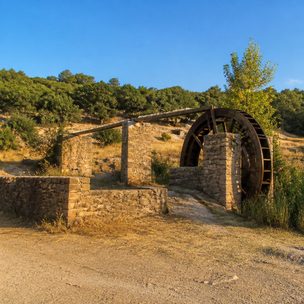 Noria de la Cañada Real de La Mesta, El Guijo: audioguía y visita