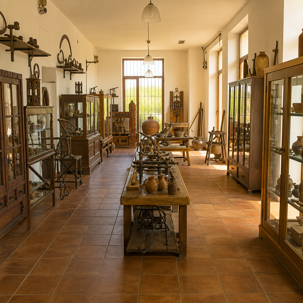 Exposición de artesanía en el Centro de Artesanía de Los Pedroches