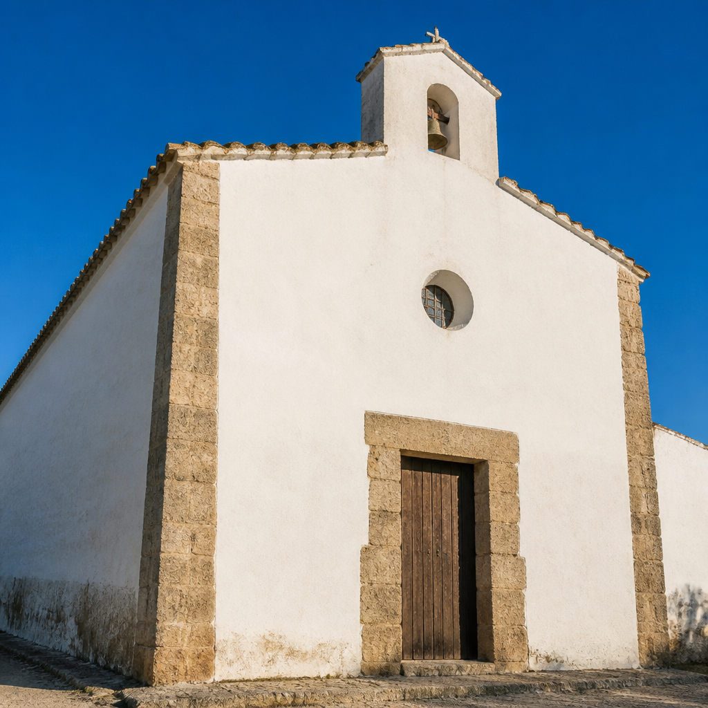 Fachada de la Ermita del Santo Cristo de las Eras, conocida como ermita del Calvario