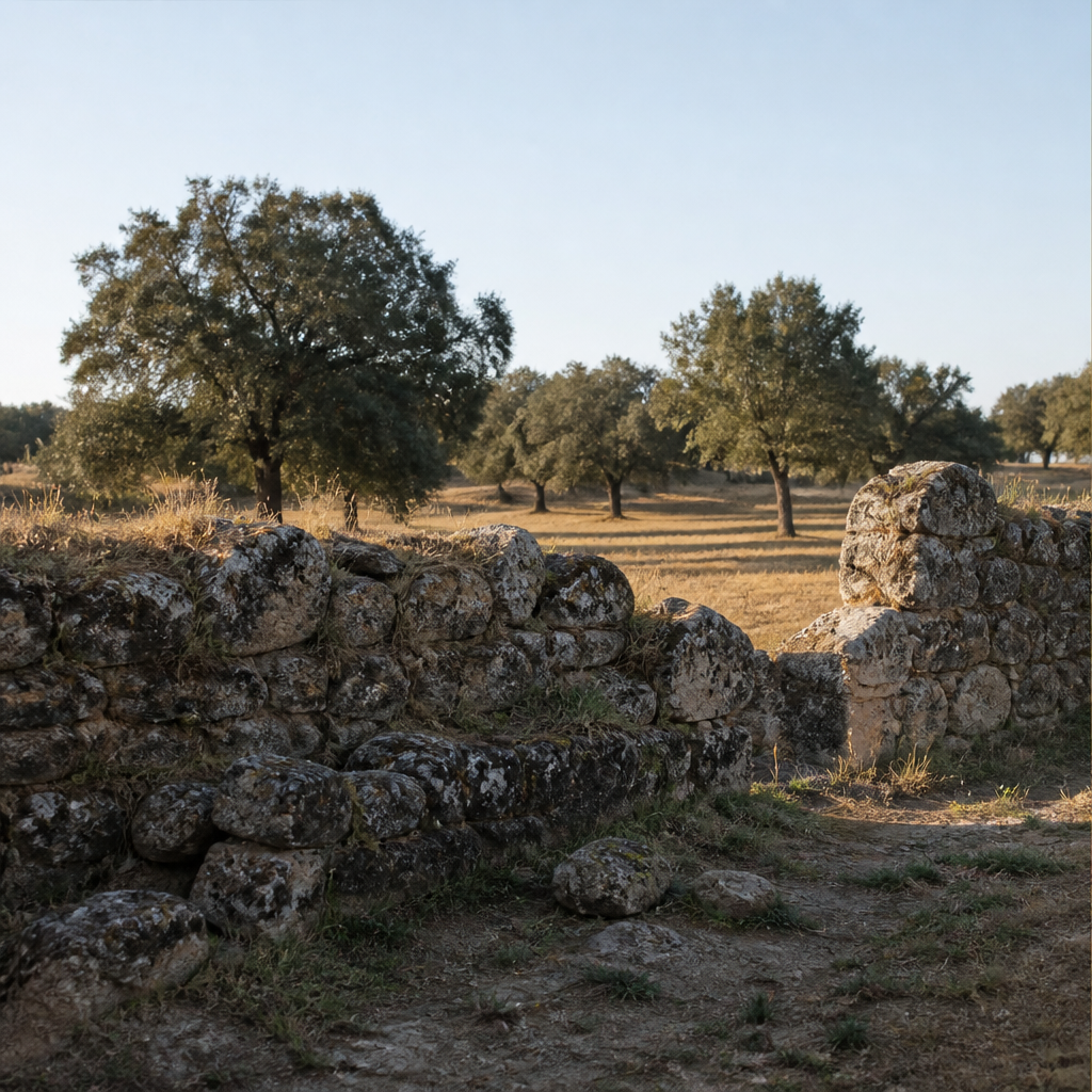 Restos de muros de las Ruinas del Convento de San Alberto del Monte en El Viso