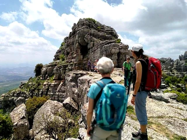Recreación ilustrativa: TorcalExpress: ruta corta por El Torcal