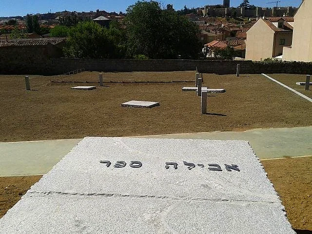 Recreación ilustrativa: Cementerio judío y antiguas tenerías de Ávila