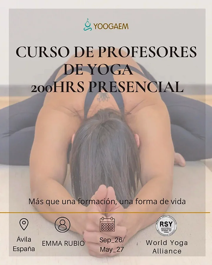 Recreación ilustrativa: Clase de yoga en YOOGAEM